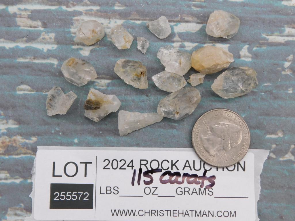 HERKIMER DIAMONDS ROCK STONE LAPIDARY SPECIMEN - 2