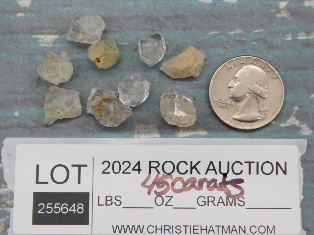 HERKIMER DIAMONDS ROCK STONE LAPIDARY SPECIMEN - 2