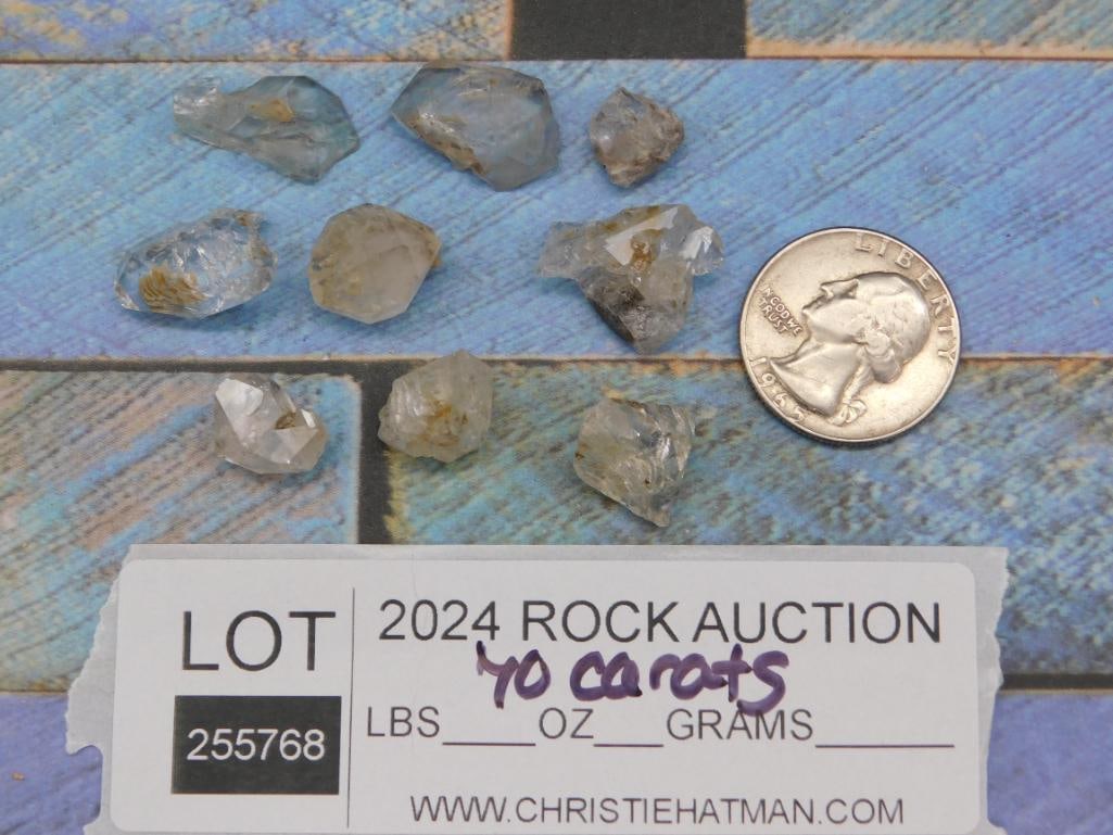 HERKIMER DIAMONDS ROCK STONE LAPIDARY SPECIMEN - 2