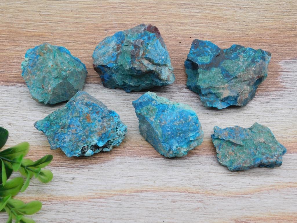 CHRYSOCOLLA ROCK STONE LAPIDARY SPECIMEN (1 of 2)