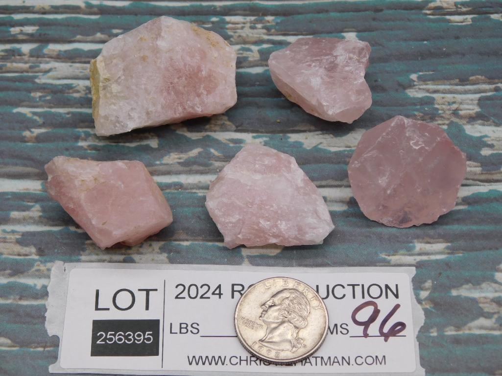 ROSE QUARTZ ROCK STONE LAPIDARY SPECIMEN - 2