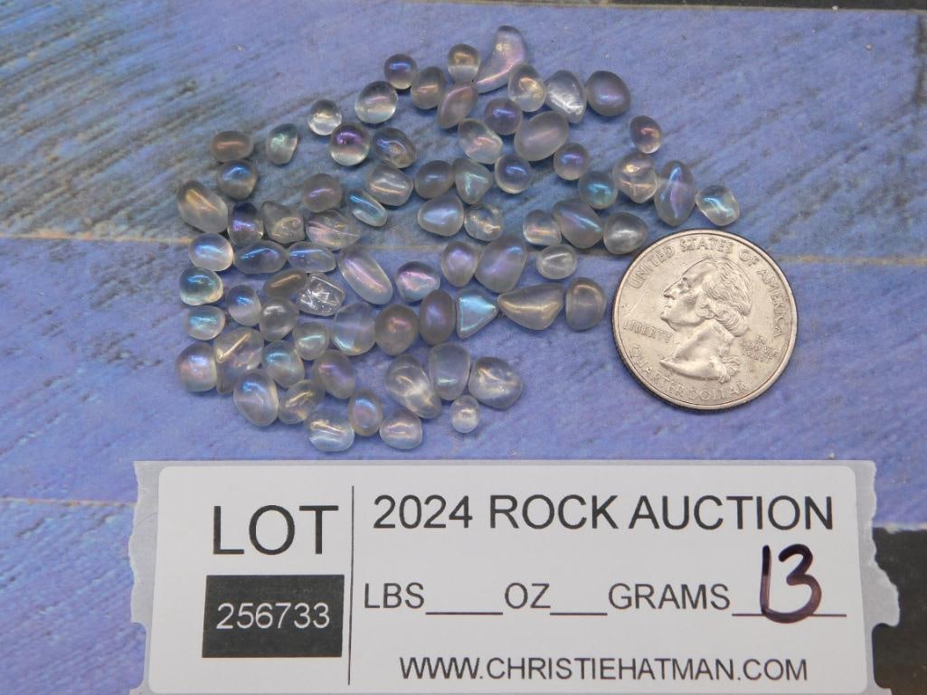 RAINBOW MOONSTONE ROCK STONE LAPIDARY SPECIMEN - 2