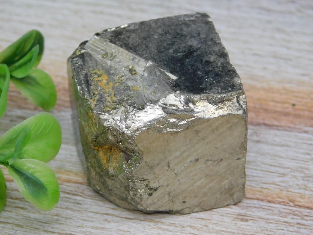 NATURAL FORMATION SPANISH PYRITE CUBE ROCK STONE LAPIDARY SPECIMEN (1 of 2)