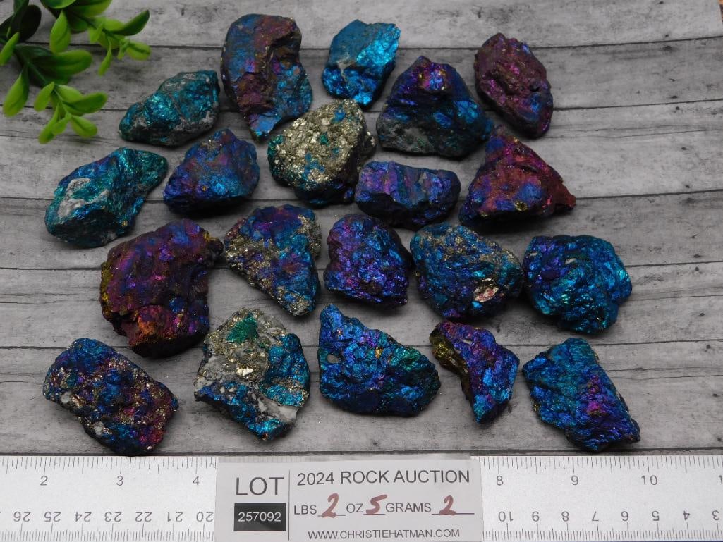 PEACOCK ORE ROCK STONE LAPIDARY SPECIMEN - 3