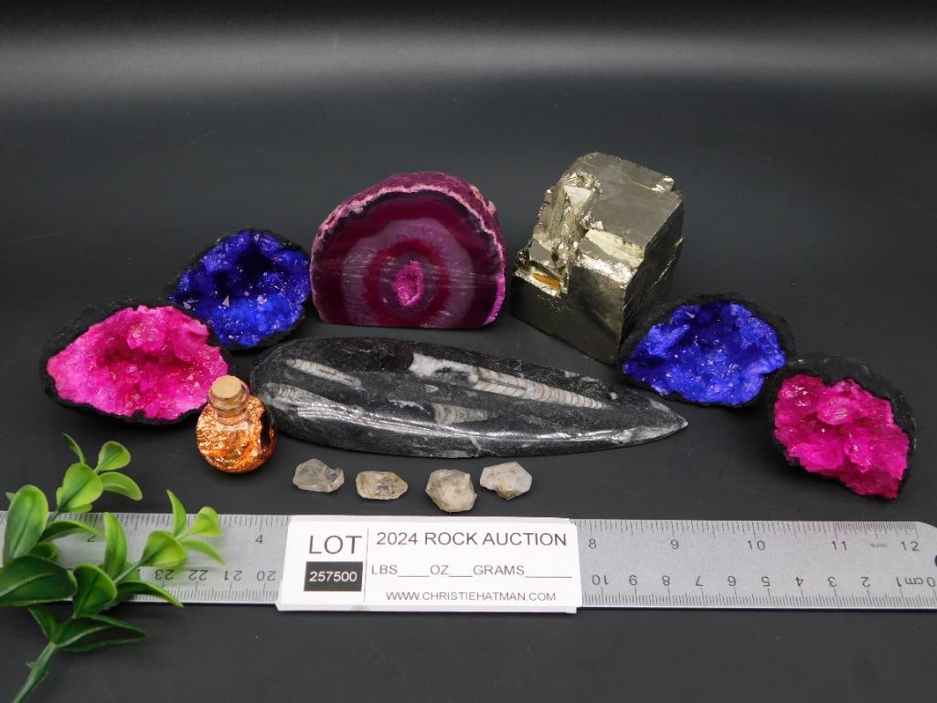 MIXED LOT ROCK STONE LAPIDARY SPECIMEN - 4