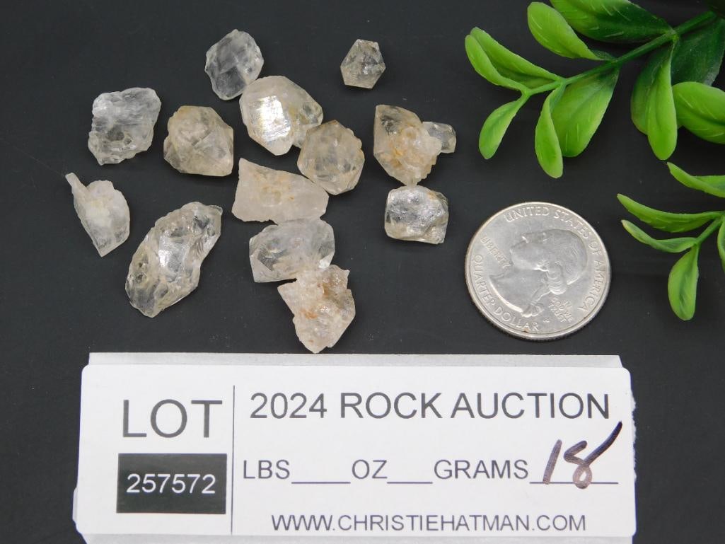 HERKIMER DIAMONDS ROCK STONE LAPIDARY SPECIMEN - 3