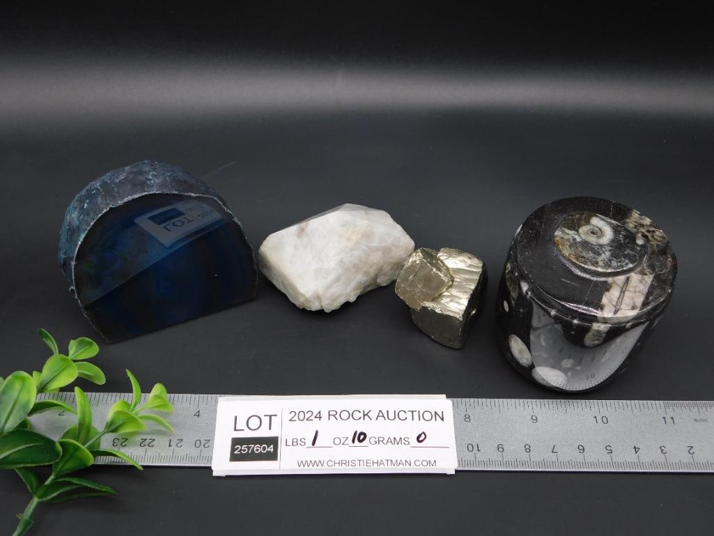 MIXED LOT ROCK STONE LAPIDARY SPECIMEN - 4