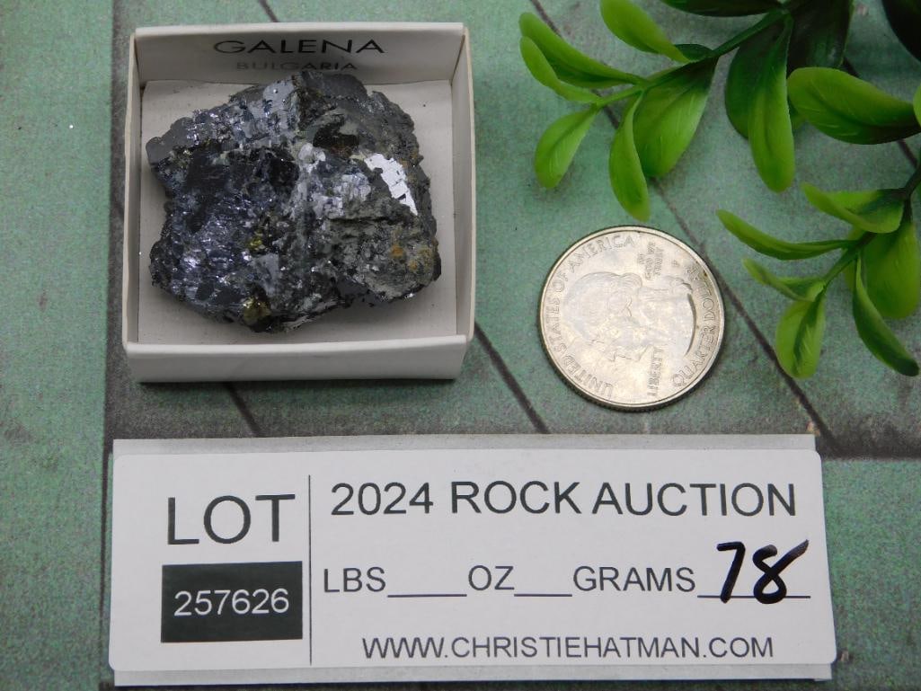 GALENA ROCK STONE LAPIDARY SPECIMEN - 2