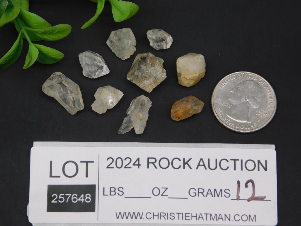 HERKIMER DIAMONDS ROCK STONE LAPIDARY SPECIMEN - 2