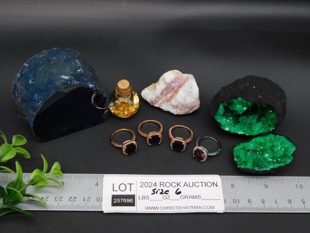 MIXED LOT ROCK STONE LAPIDARY SPECIMEN - 4