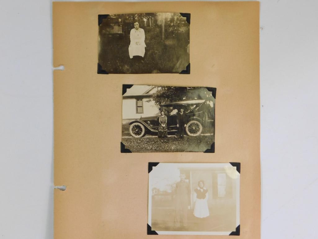 ANTIQUE PHOTOGRAPHY PAGE VINTAGE MEMORABILIA (1 of 2)