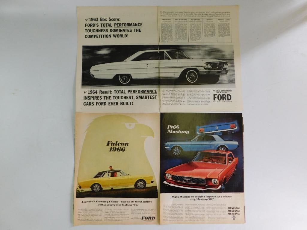 FORD ADVERTISING MAGAZINE INSERTS VINTAGE ANTIQUE AUTOMOBILIA (1 of 2)