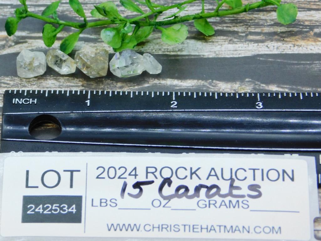 HERKIMER DIAMOND ROCK STONE LAPIDARY SPECIMEN - 2