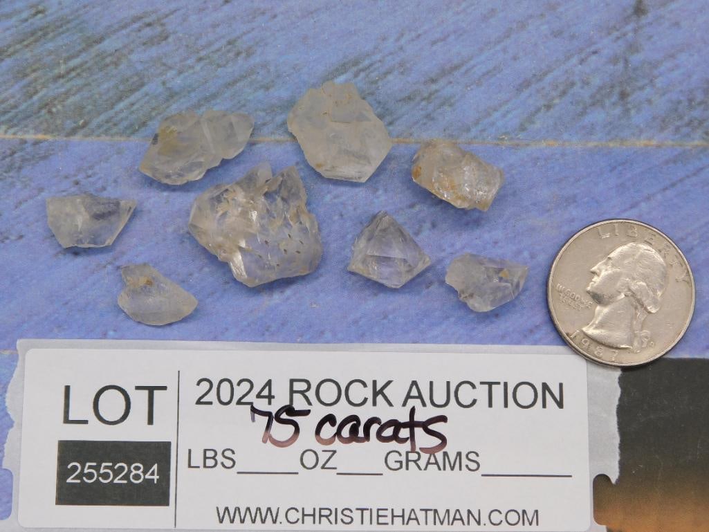 HERKIMER DIAMONDS ROCK STONE LAPIDARY SPECIMEN - 2