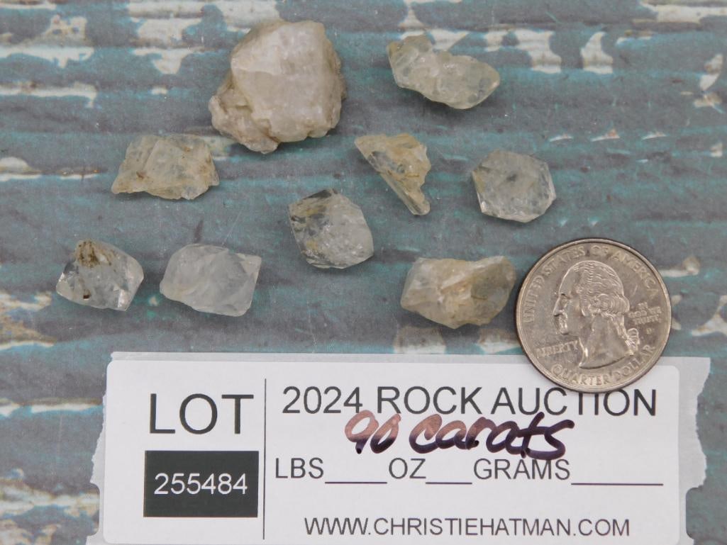HERKIMER DIAMONDS ROCK STONE LAPIDARY SPECIMEN - 2