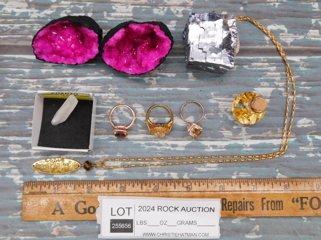 MIXED LOT ROCK STONE LAPIDARY SPECIMEN - 2