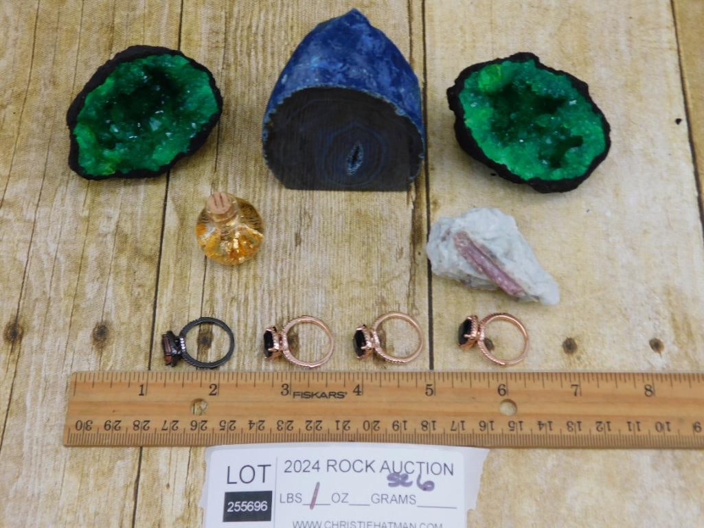 MIXED LOT ROCK STONE LAPIDARY SPECIMEN - 2