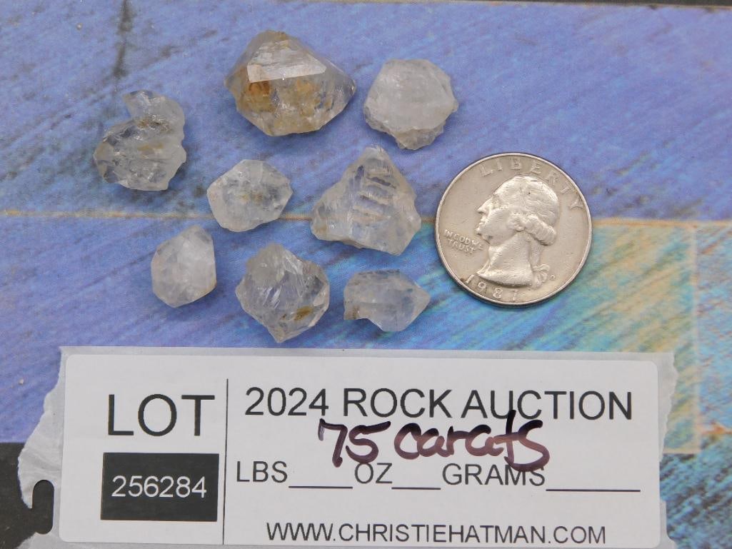 HERKIMER DIAMONDS ROCK STONE LAPIDARY SPECIMEN - 2