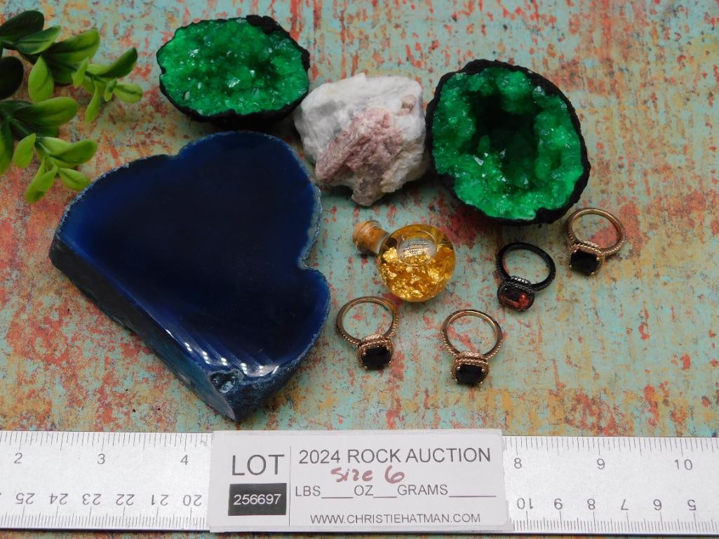 MIXED LOT ROCK STONE LAPIDARY SPECIMEN - 3