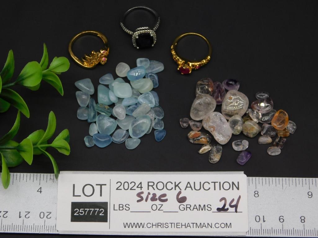 MIXED LOT ROCK STONE LAPIDARY SPECIMEN - 3