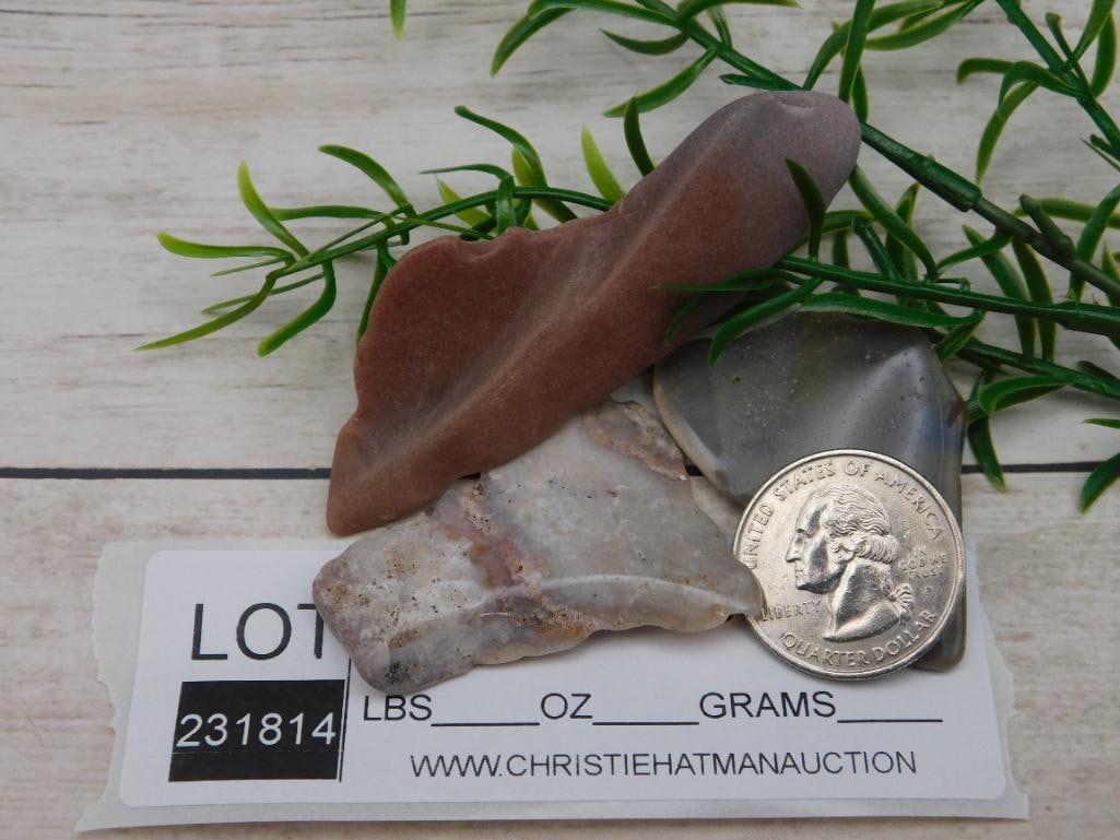 MIXED AGATE LOT ROCK STONE LAPIDARY SPECIMEN - 2
