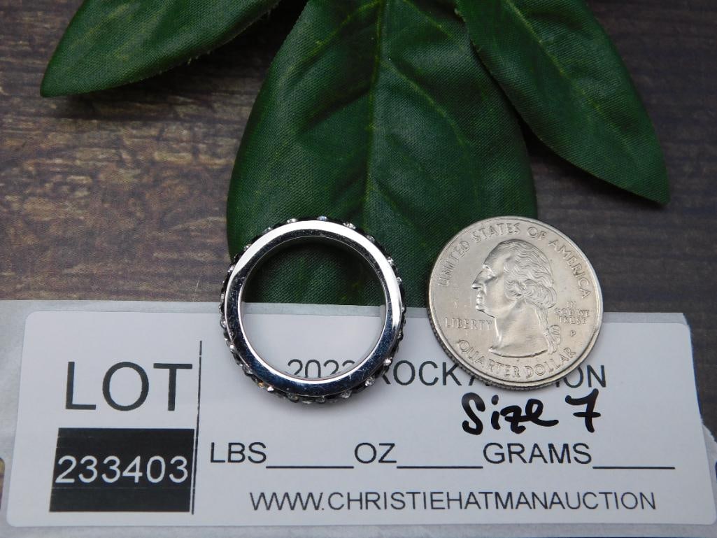 GENUINE STONE RING SIZE 7 - 5