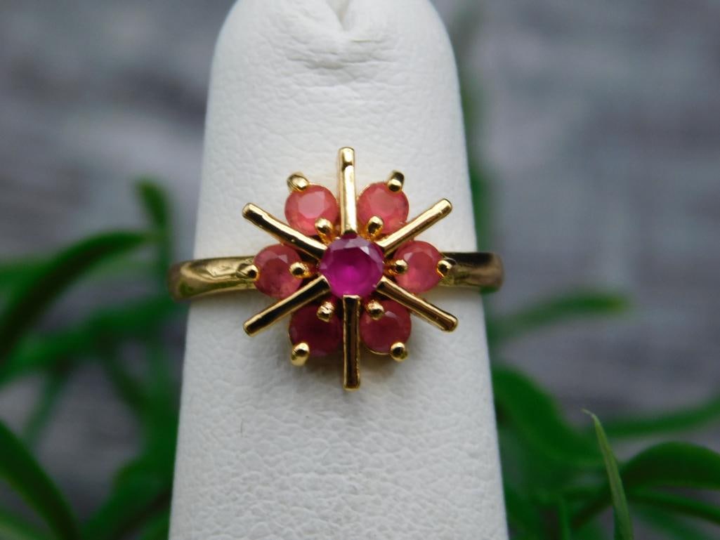 GENUINE STONE RING SIZE 3: GENUINE STONE RING SIZE 3 - Part of our Discover Twilight Bazaar, Crystals and Gems auction at HATMAN'S Auctions! Please see photos for measurements and condition. YES, we have in-house shipping! We