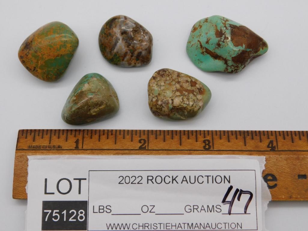 STABILIZED TURQUOISE ROCK STONE LAPIDARY SPECIMEN - 2