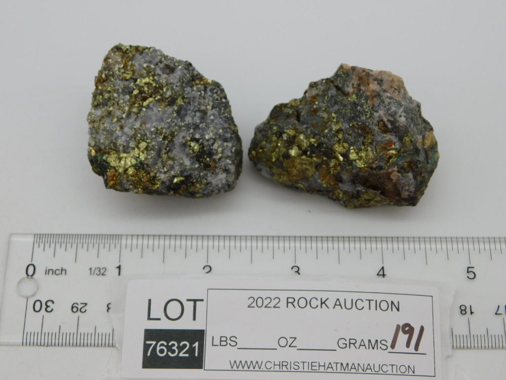 PYRITE ROCK STONE LAPIDARY SPECIMEN - 2