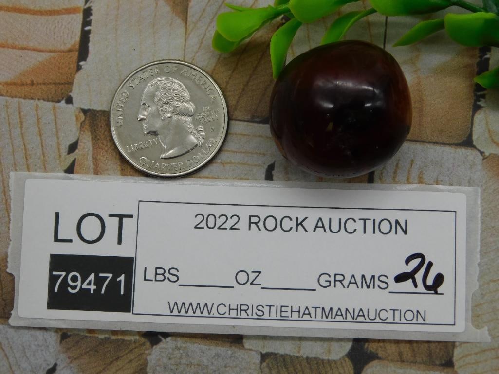 CARNELIAN ROCK STONE LAPIDARY SPECIMEN - 2