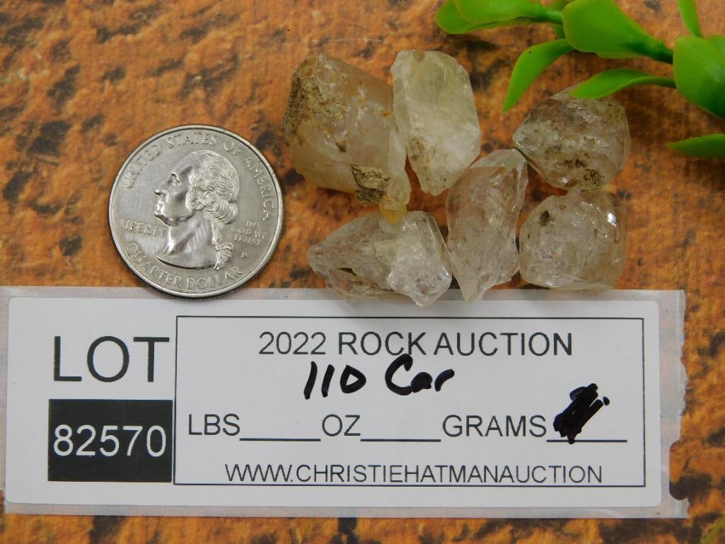 HERKIMER DIAMONDS ROCK STONE LAPIDARY SPECIMEN - 2