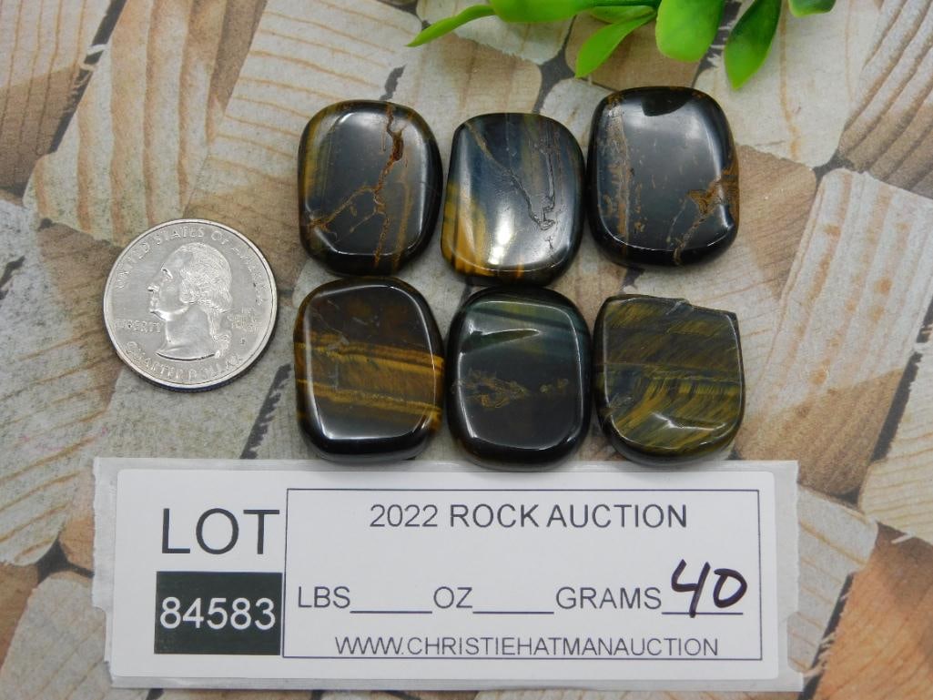 TIGER EYE ROCK STONE LAPIDARY SPECIMEN - 2