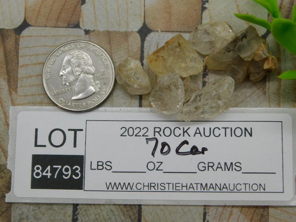 HERKIMER DIAMONDS ROCK STONE LAPIDARY SPECIMEN - 2