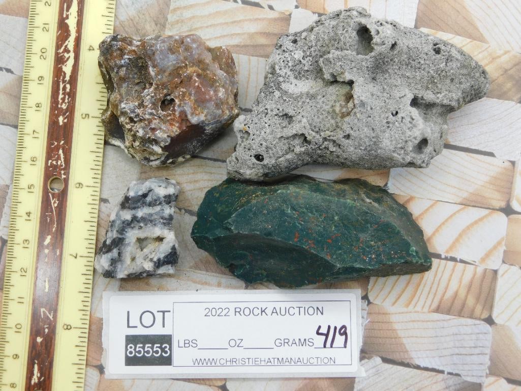 MIXED LOT ROCK STONE LAPIDARY SPECIMEN - 2