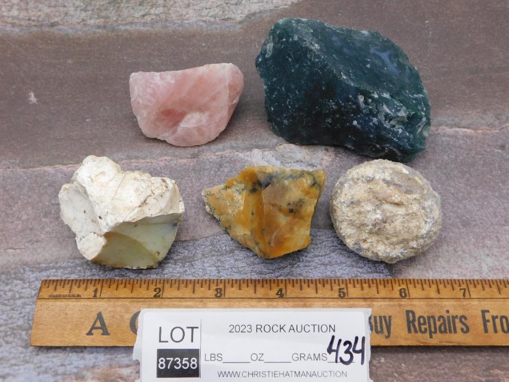 MIXED LOT ROCK STONE LAPIDARY SPECIMEN - 2