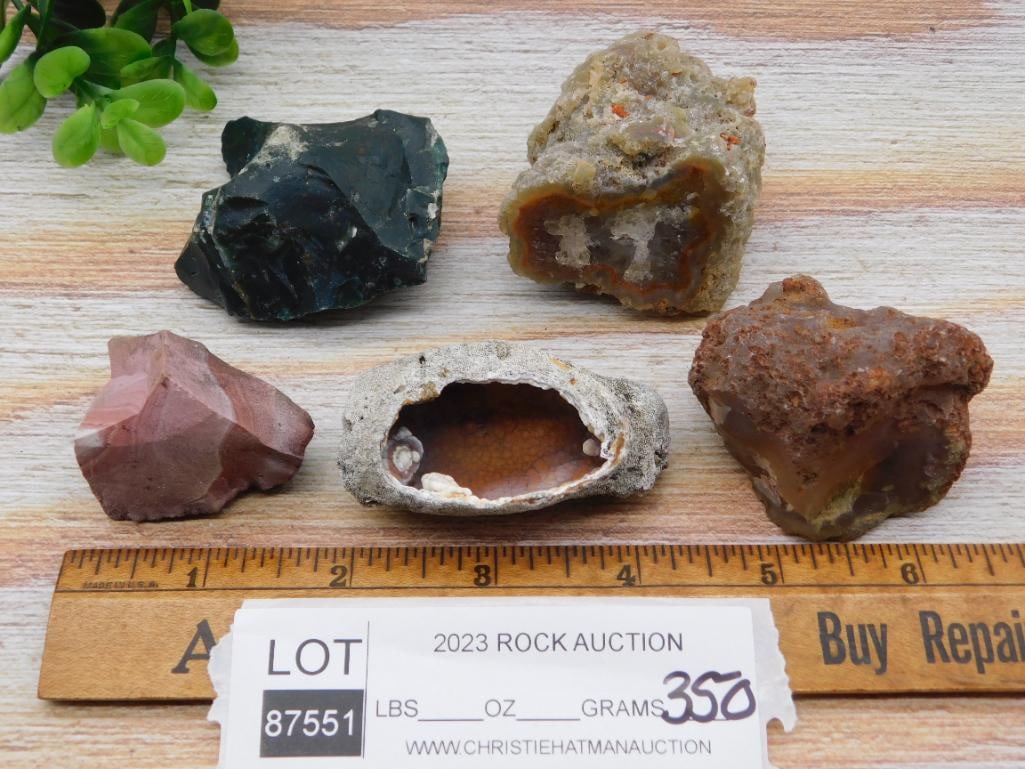 MIXED LOT ROCK STONE LAPIDARY SPECIMEN - 2