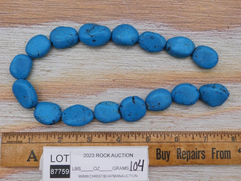 STONE BEADS ROCK STONE LAPIDARY SPECIMEN - 2