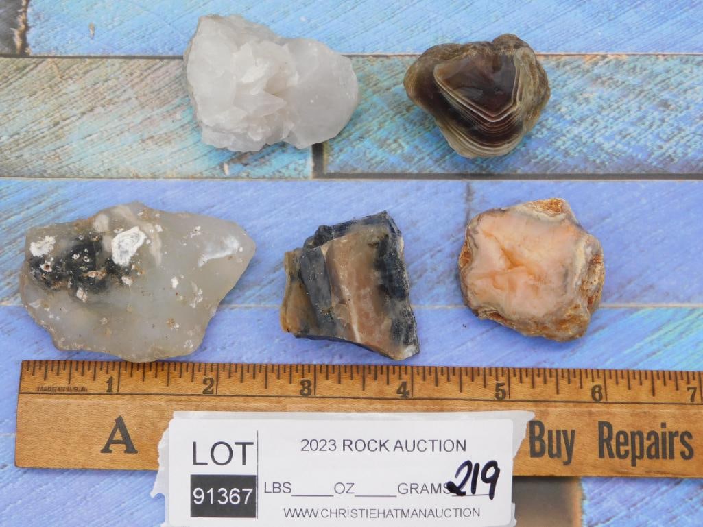 MIXED LOT ROCK STONE LAPIDARY SPECIMEN - 2
