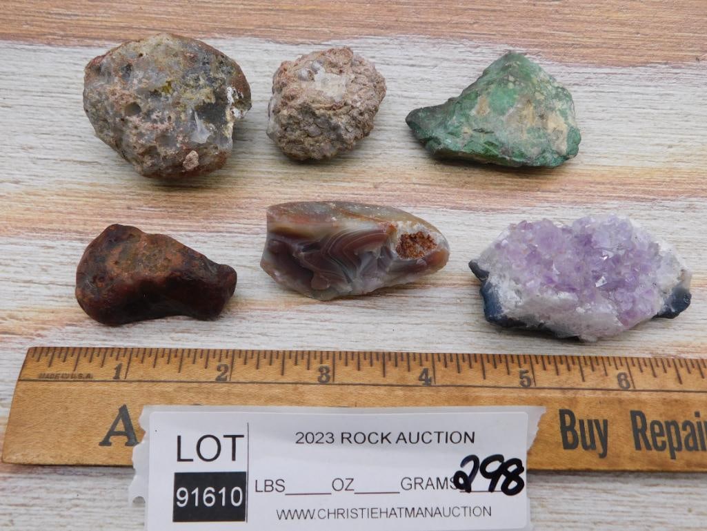 MIXED LOT ROCK STONE LAPIDARY SPECIMEN - 2