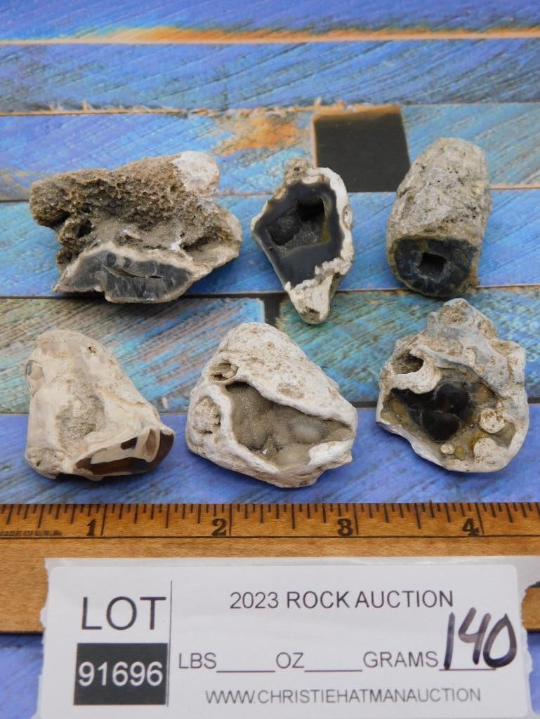 AGATIZED QUARTZ ROCK STONE LAPIDARY SPECIMEN - 2