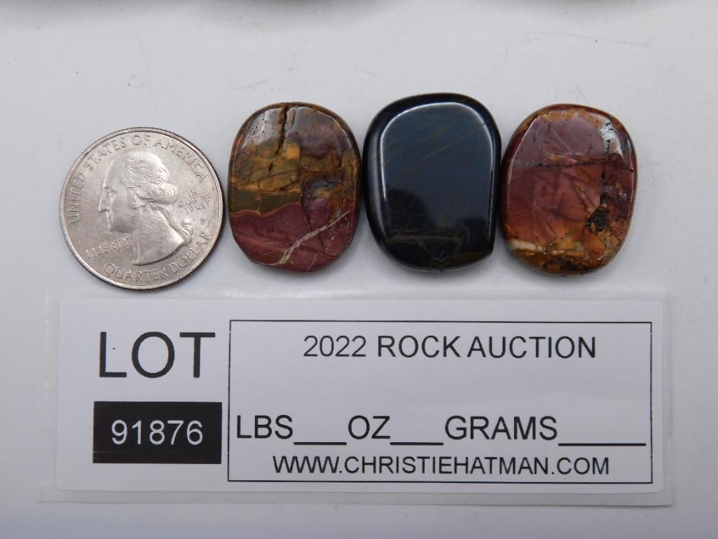 JEWELRY SALE! ROCK STONE LAPIDARY SPECIMEN: JEWELRY SALE! ROCK STONE LAPIDARY SPECIMEN — Part of our Discover The Grand Reveal, Crystals and Gems auction at HATMAN'S Auctions! Please see photos for measurements and condition. YES, we have in-