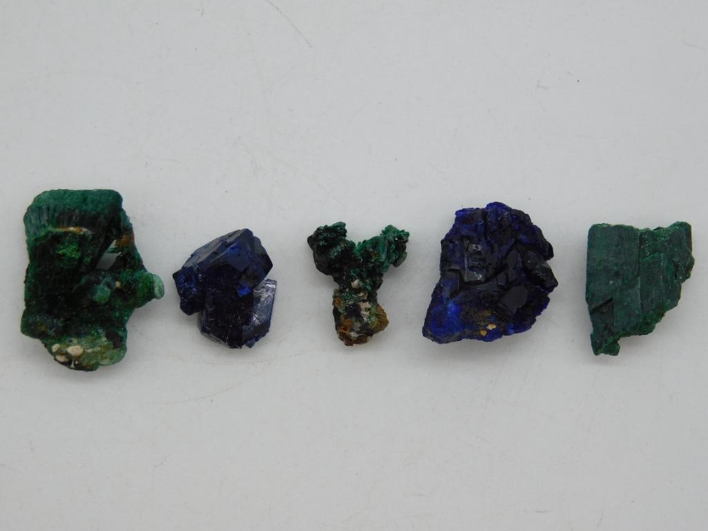 MALACHITE AZURITE ROCK STONE LAPIDARY SPECIMEN (1 of 2)