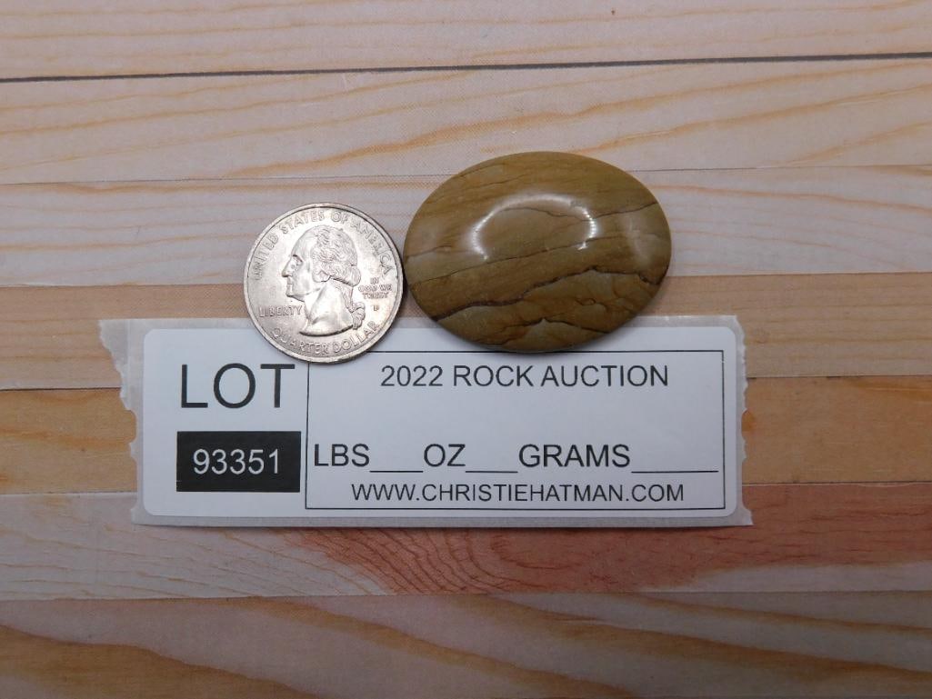 JASPER CABOCHON ROCK STONE LAPIDARY SPECIMEN - 2