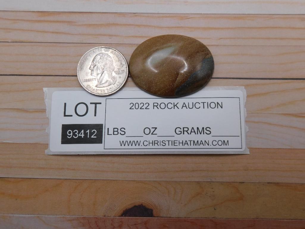 JASPER CABOCHON ROCK STONE LAPIDARY SPECIMEN - 2