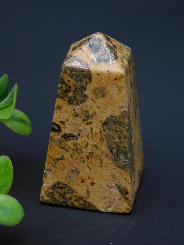 STONE TOWER ROCK STONE LAPIDARY SPECIMEN: STONE TOWER ROCK STONE LAPIDARY SPECIMEN — Part of our Discover Mystic Finds, Crystals and Gems auction at HATMAN'S Auctions! Please see photos for measurements and condition. YES, we have in-house