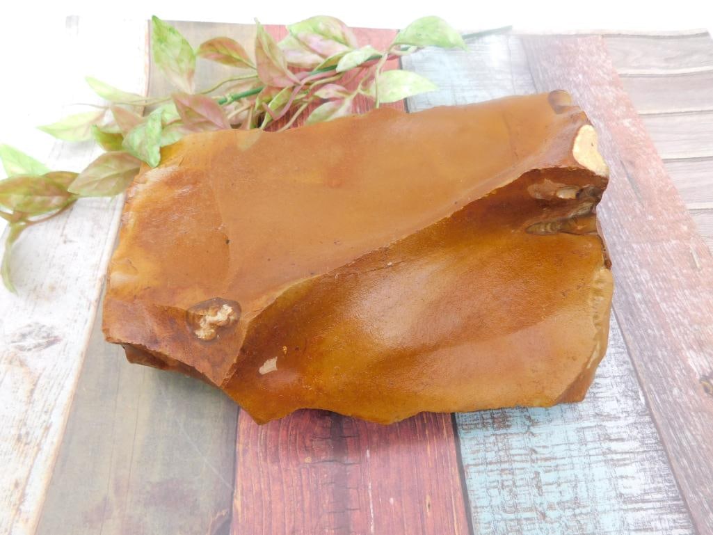2 POUND 11 OUNCE JASPER ROCK STONE LAPIDARY SPECIMEN: 3 POUND 11 OUNCE JASPER ROCK STONE LAPIDARY SPECIMEN