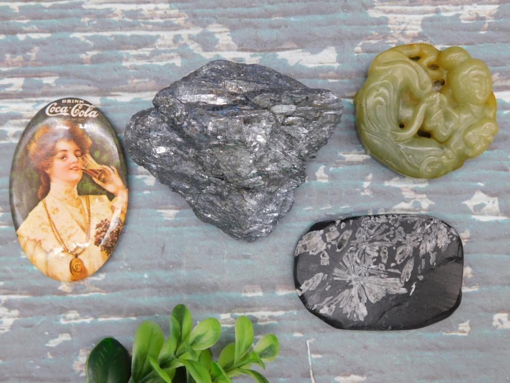MIXED LOT ROCK STONE LAPIDARY SPECIMEN: MIXED LOT ROCK STONE LAPIDARY SPECIMEN
