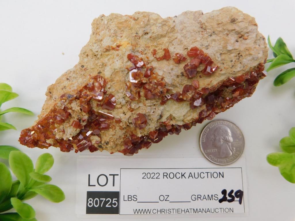 VANADINITE ROCK STONE LAPIDARY SPECIMEN - 2