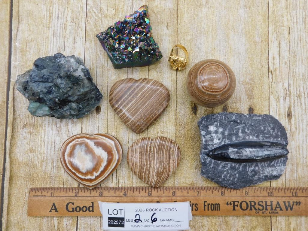 MIXED LOT ROCK STONE LAPIDARY SPECIMEN - 2