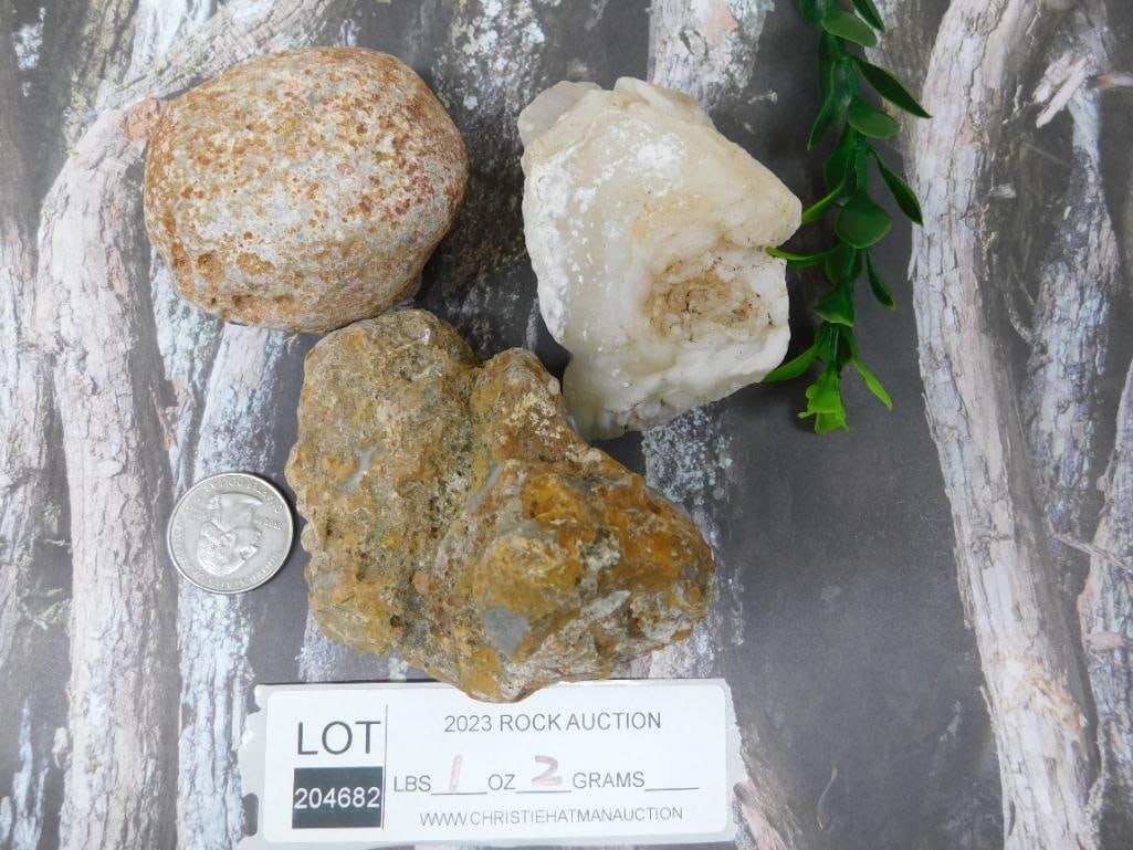 MIXED ROUGH ROCK ROCK STONE LAPIDARY SPECIMEN - 2